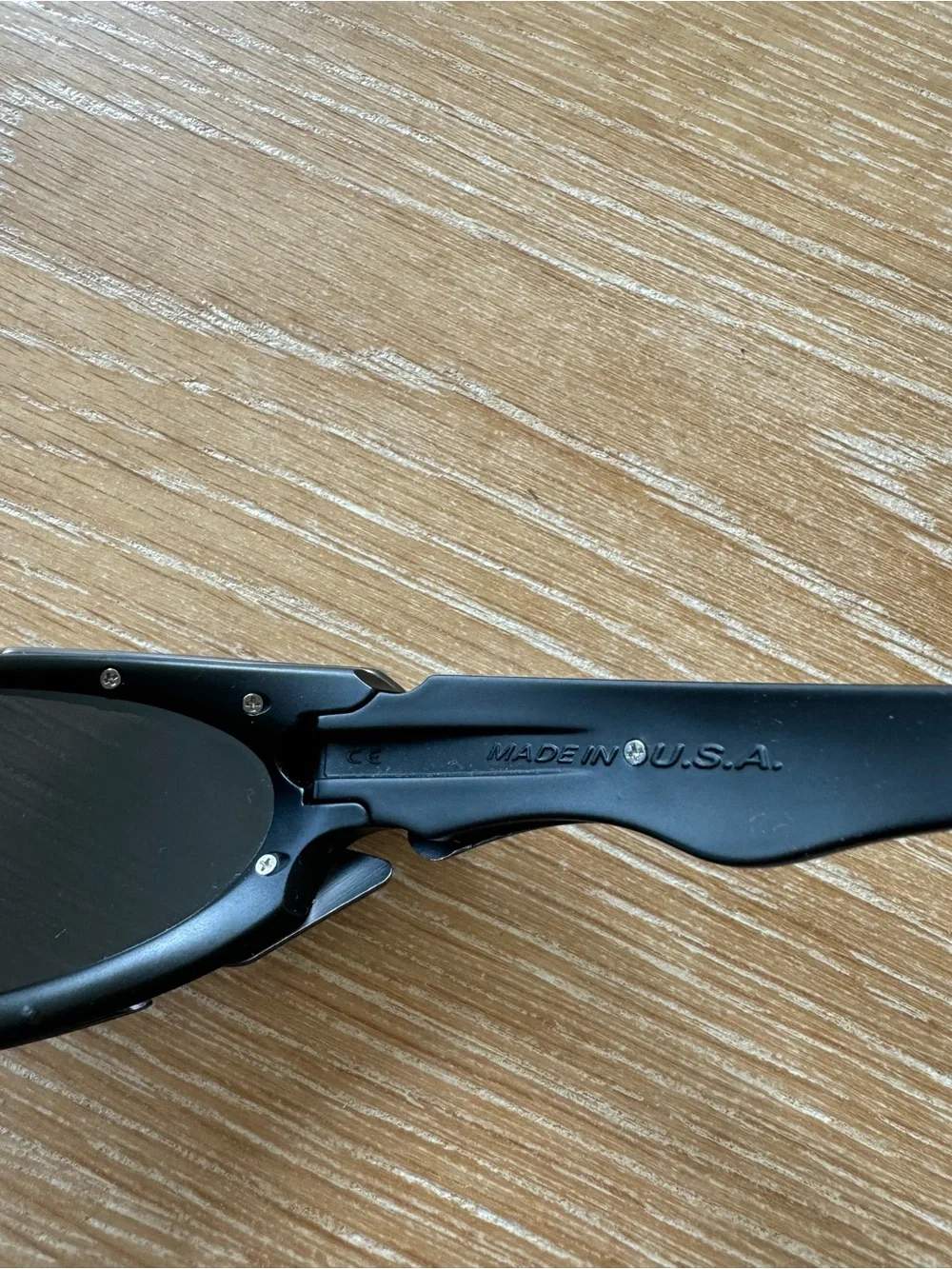 Oakley Plate Polarized Sunglasses Gun Metal Frame Grey Lenses Y2K Gorpcore🔥
